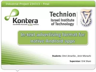 In-Text Ads the Mobile Web