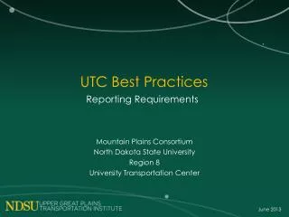 UTC Best Practices