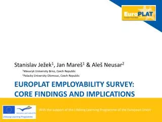 Euro p lat employability survey: core findings and implications