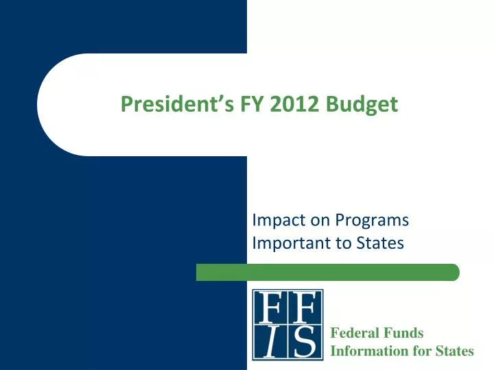 president s fy 2012 budget