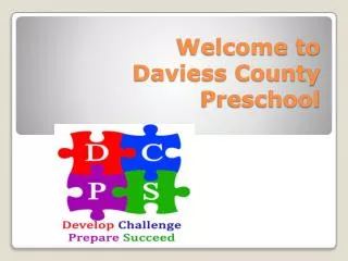 Welcome to Daviess County Preschool
