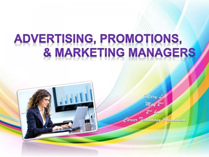advertising promotions m arketing managers