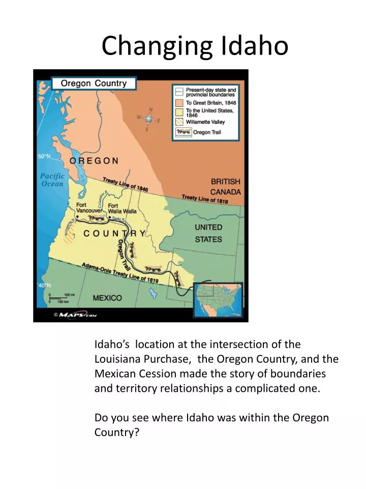 changing idaho