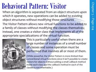 Behavioral Pattern: Visitor