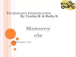 Technology Investigation