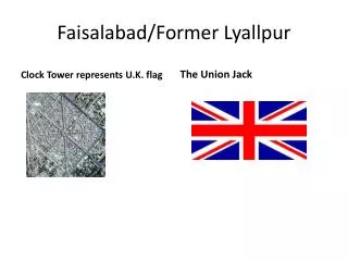 Faisalabad/Former Lyallpur
