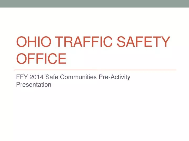 ohio traffic safety office