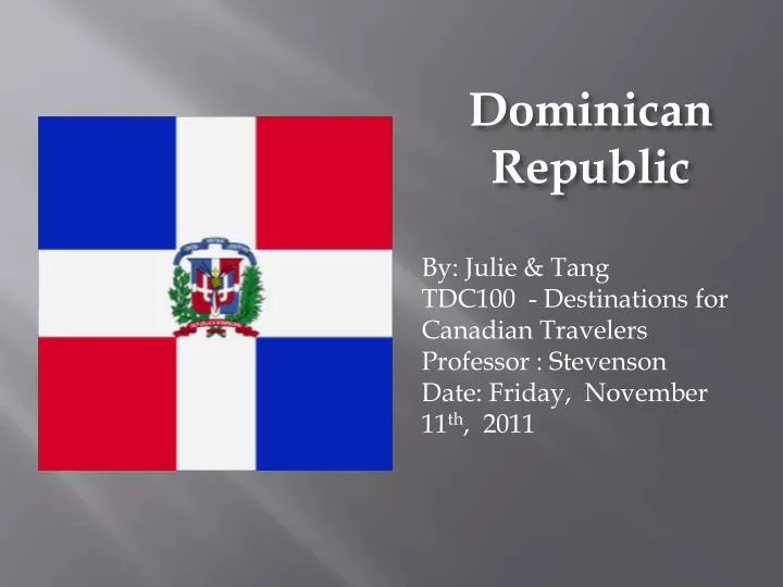Ppt Dominican Republic Powerpoint Presentation Free Download Id 2909832