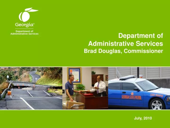 department of administrative services brad douglas commissioner