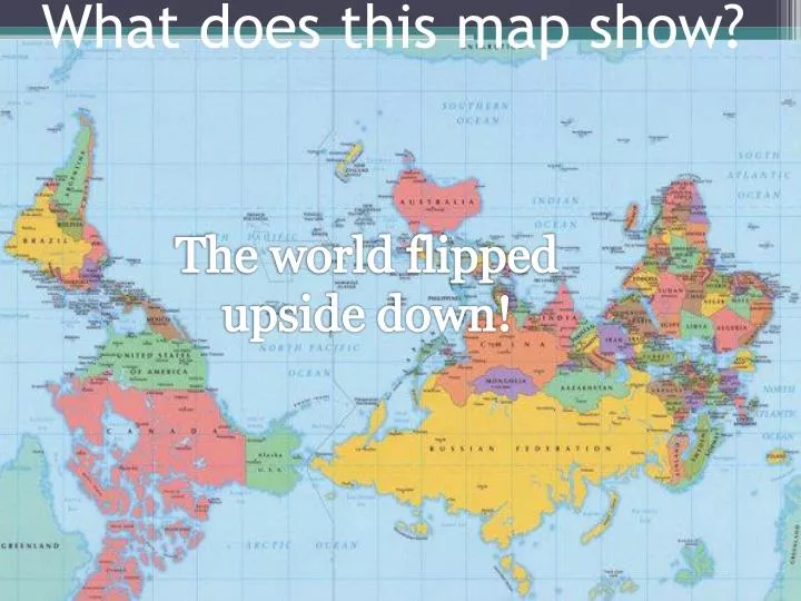 what does this map show