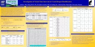 Investigation of Varied Time Intervals in Crash Hotspot Identification