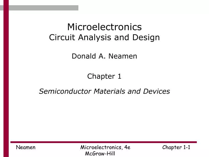 microelectronics circuit analysis and design