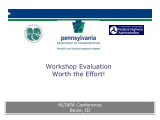 Workshop Evaluation Worth the Effort!