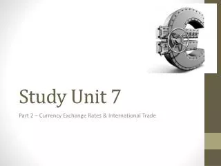 Study Unit 7