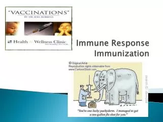 Immune Response Immunization