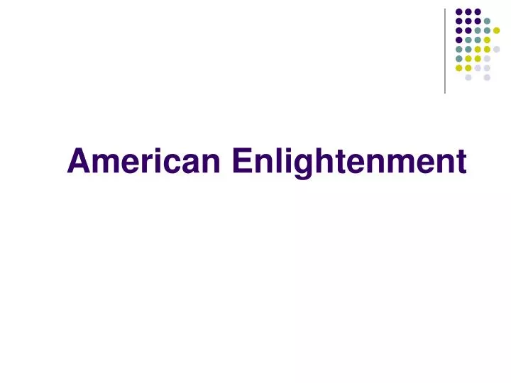 american enlightenment