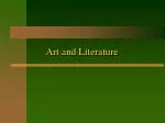 Art and Literature - slide 1