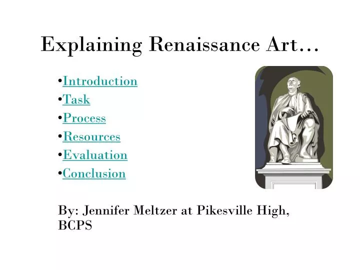 explaining renaissance art