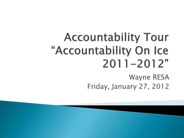 accountability tour accountability on ice 2011 2012