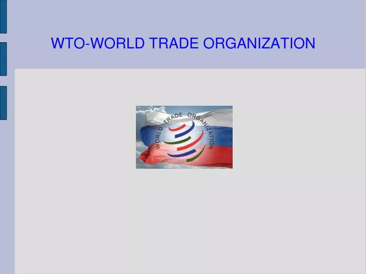 wto world trade organization