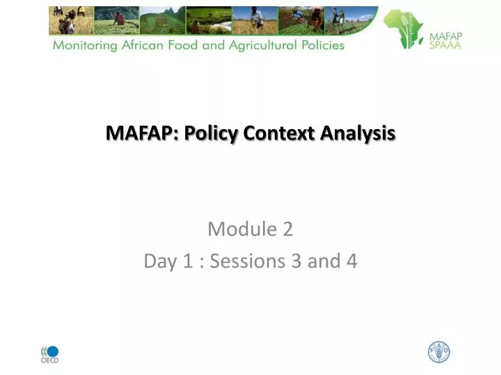 mafap policy context analysis