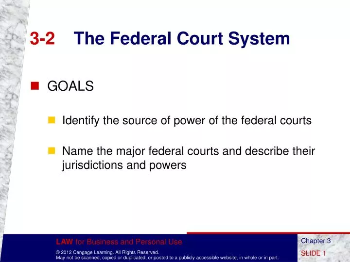 3 2 the federal court system