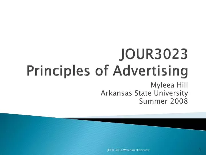 jour3023 principles of advertising
