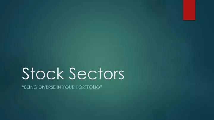 stock sectors