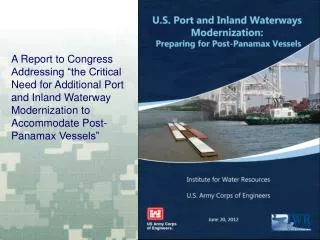 U.S. Port and Inland Waterways Modernization Strategy