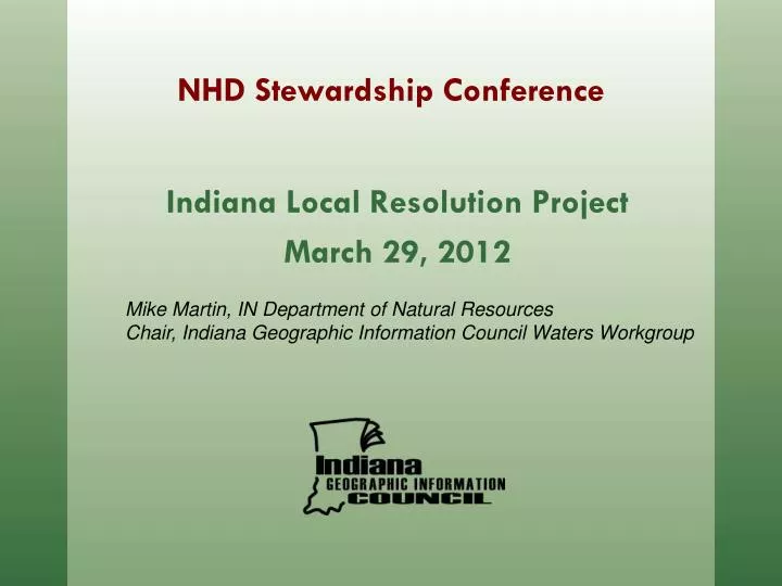 indiana local resolution project march 29 2012