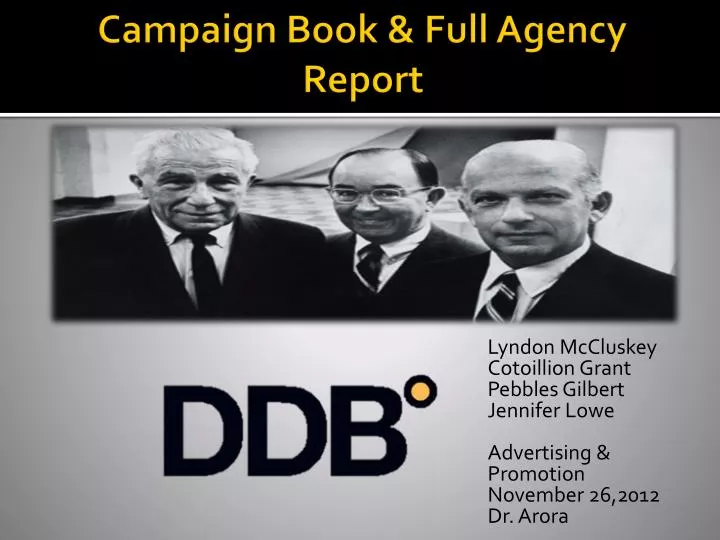campaign book full agency report
