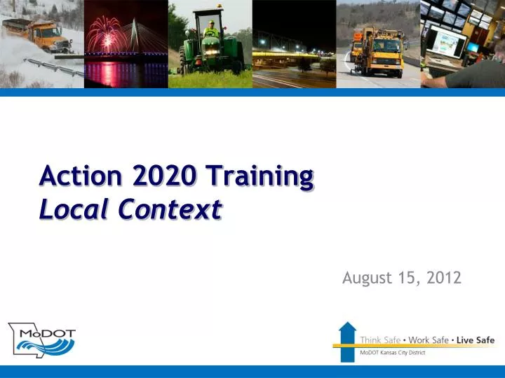 action 2020 training local context