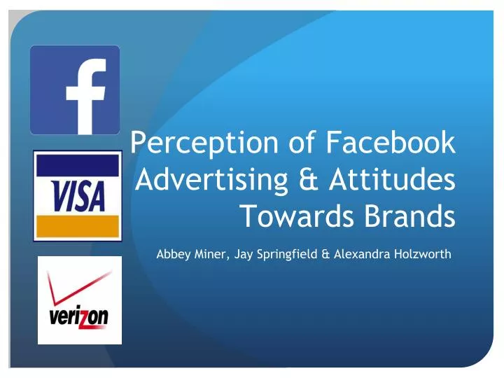 perception of facebook advertising attitudes towards brands