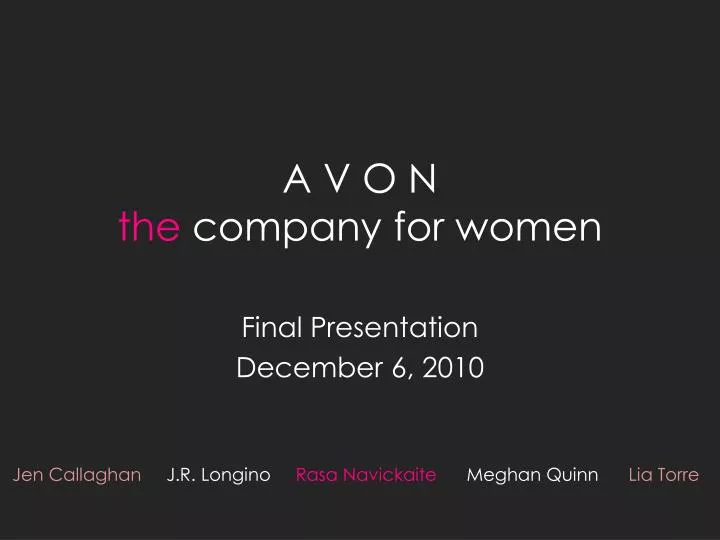 a v o n the company for women