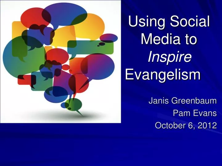 using social media to inspire evangelism