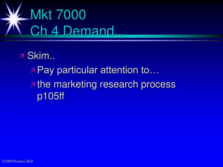 mkt 7000 ch 4 demand