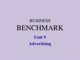 BUSINESS BENCHMARK