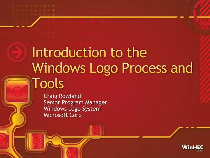 introduction to the windows logo process and tools