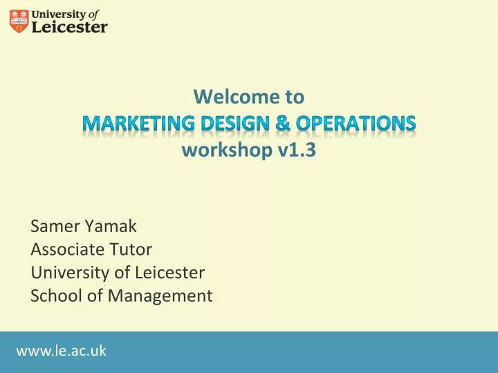 welcome to marketing design operations workshop v1 3