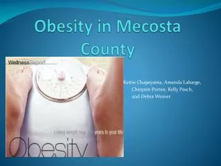 Obesity in Mecosta County