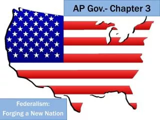 AP Gov.- Chapter 3