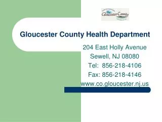Gloucester County Health Department