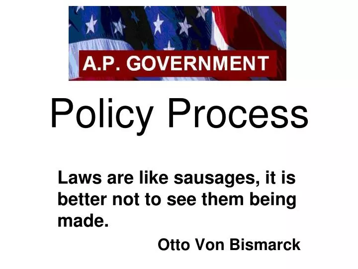 policy process
