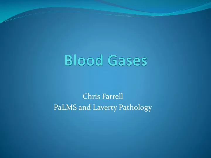 blood gases