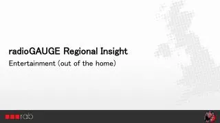 radioGAUGE Regional Insight Entertainment (out of the home)