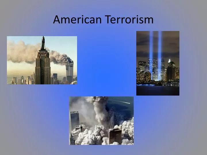 american terrorism