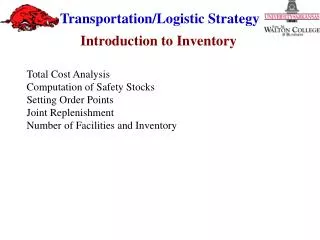 Introduction to Inventory