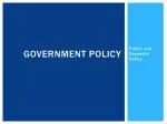 Government Policy - slide 1