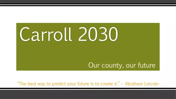 carroll 2030