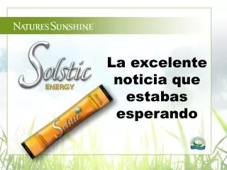 la excelente noticia que estabas esperando